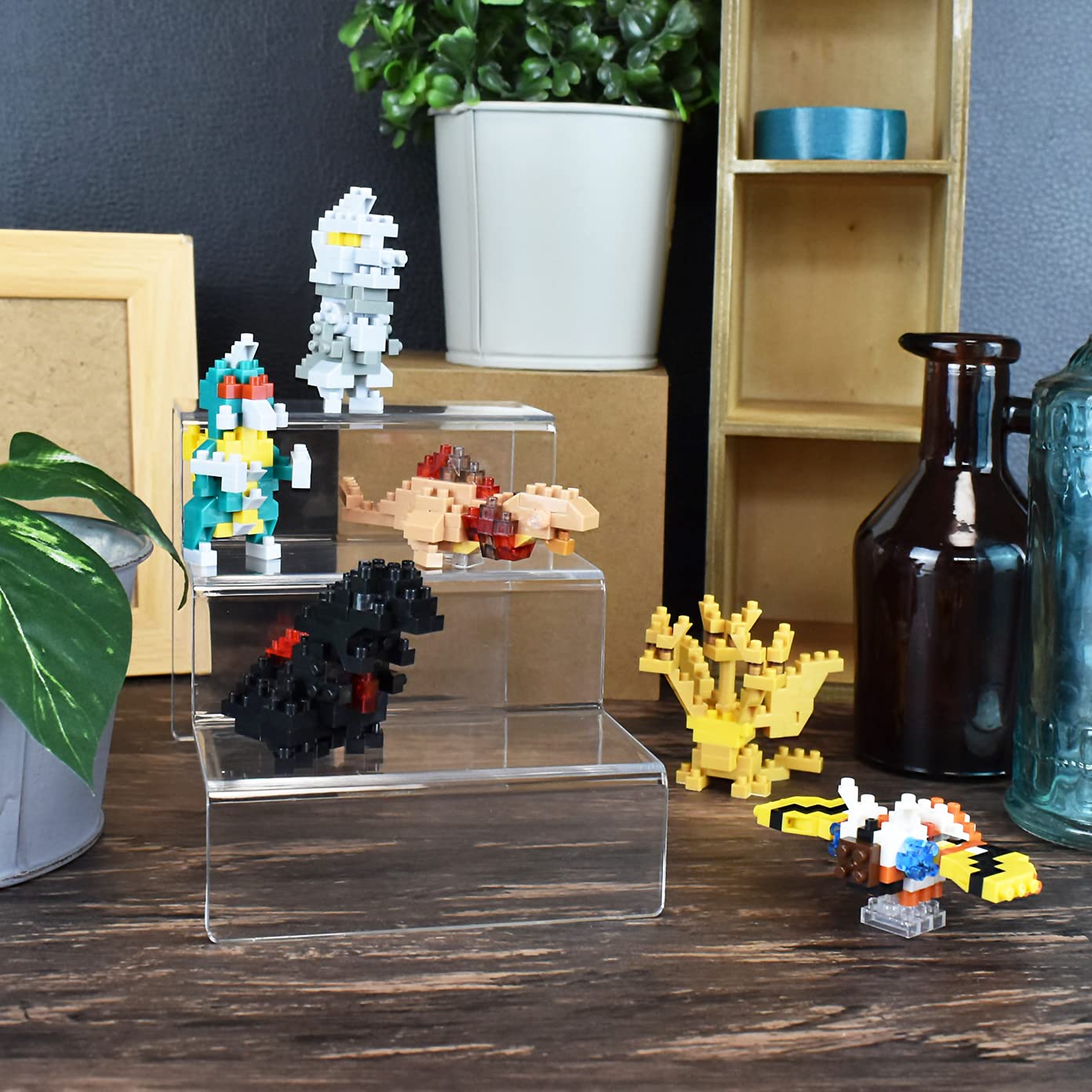 Nanoblock - Godzilla Assortment 1 (Blind Box Complete Set), Mininano Series Building Kit