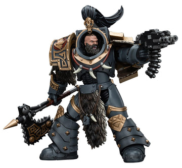 Joytoy Warhammer 40K 1/18 Action Figures, Space Wolves Varagyr Wolf Guard Squad Varagyr Thegn Perfect For Collectors & Decor, Id