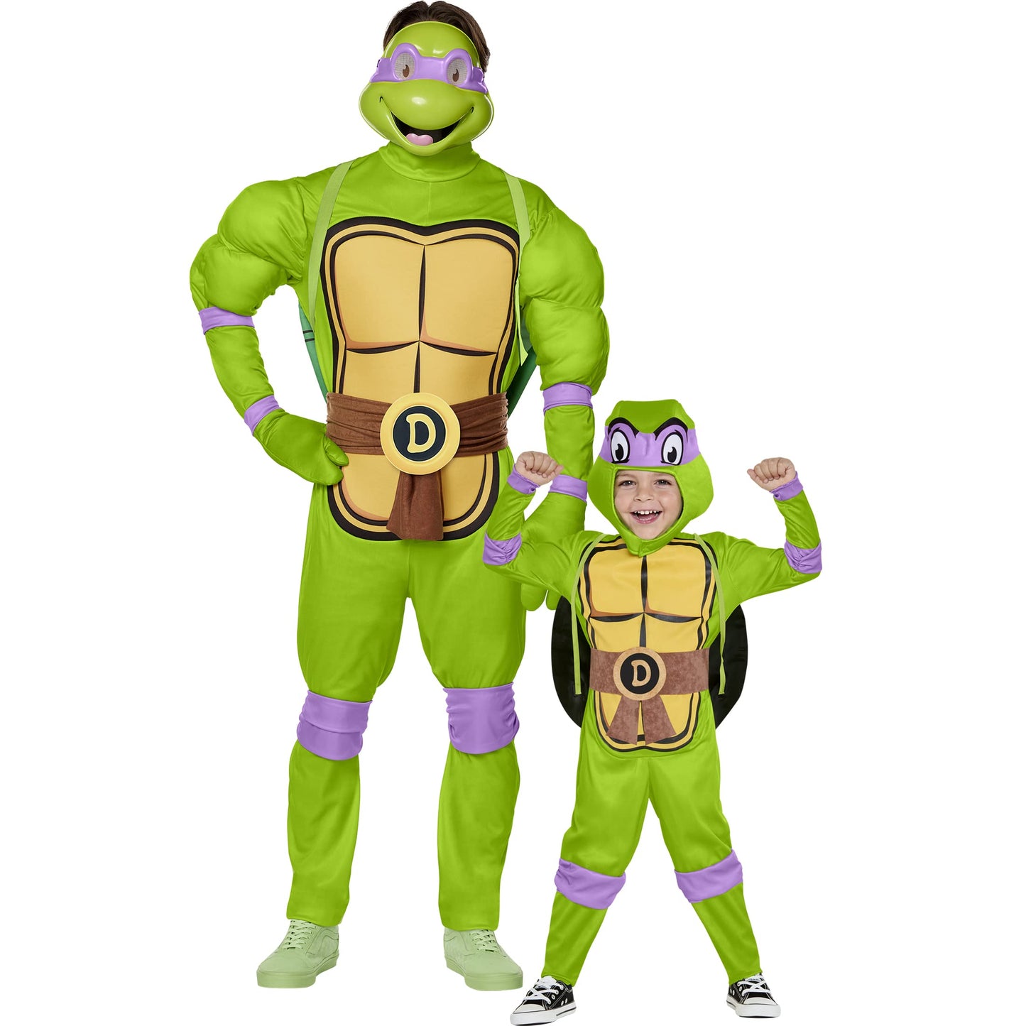 Inspirit Designs Toddler Teenage Mutant Ninja Turtles Donatello Costume, Multicolor, Xs