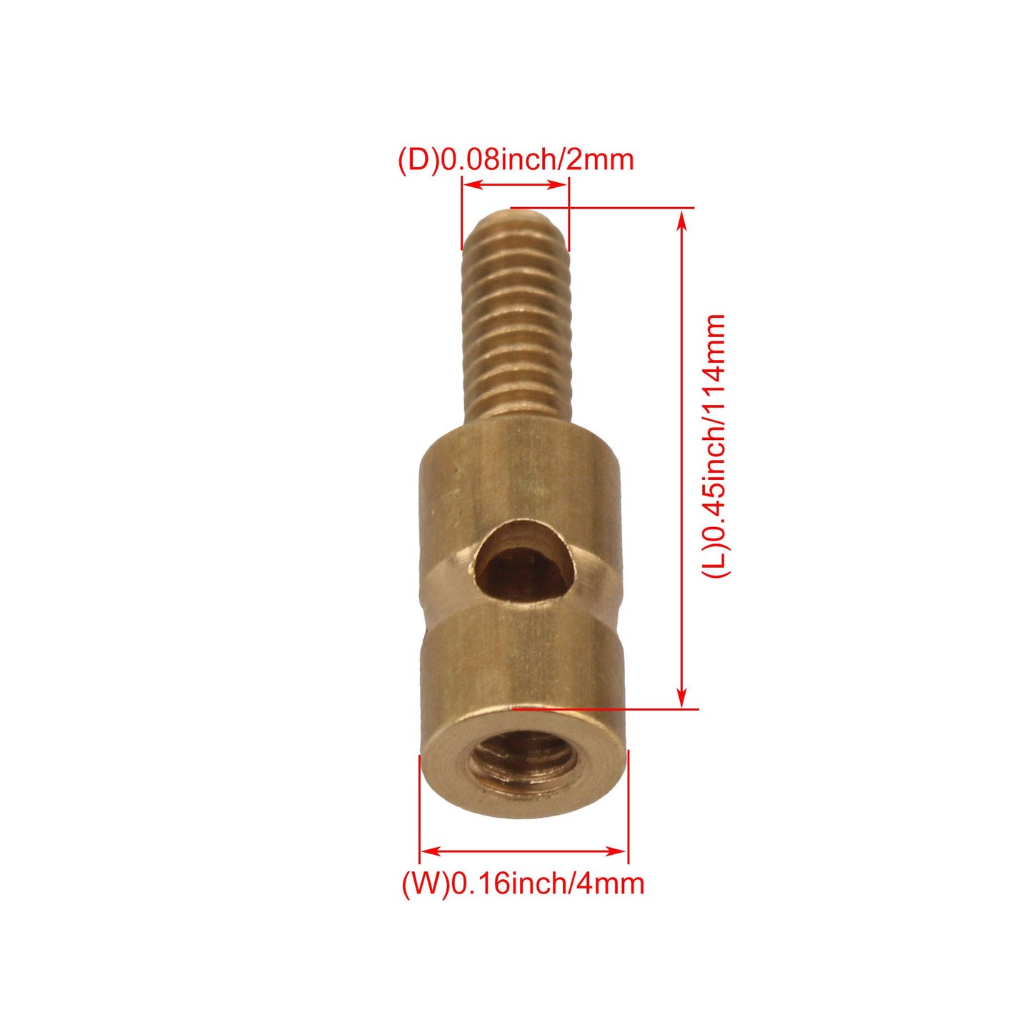 BQLZR RC Model Pushrod Linkage Stopper Adjustable D1.5mm Pushrod Connector Linkage Stoppers RC Model Airplane Replacement with S