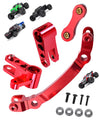 Rcarmumb Steering Set Upgrades Part for 1/10 Arrma Granite/Senton/Typhon 4X4 3S BLX & Mega 550,Big Rock 4X4,Outcast/Kraton 4x4 4