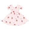KYTE BABY Toddler Girls Twirl Dress - Ultra Soft Rayon Made from Bamboo, Breathable & Lighweight, Comfortable Everyday Play Dres