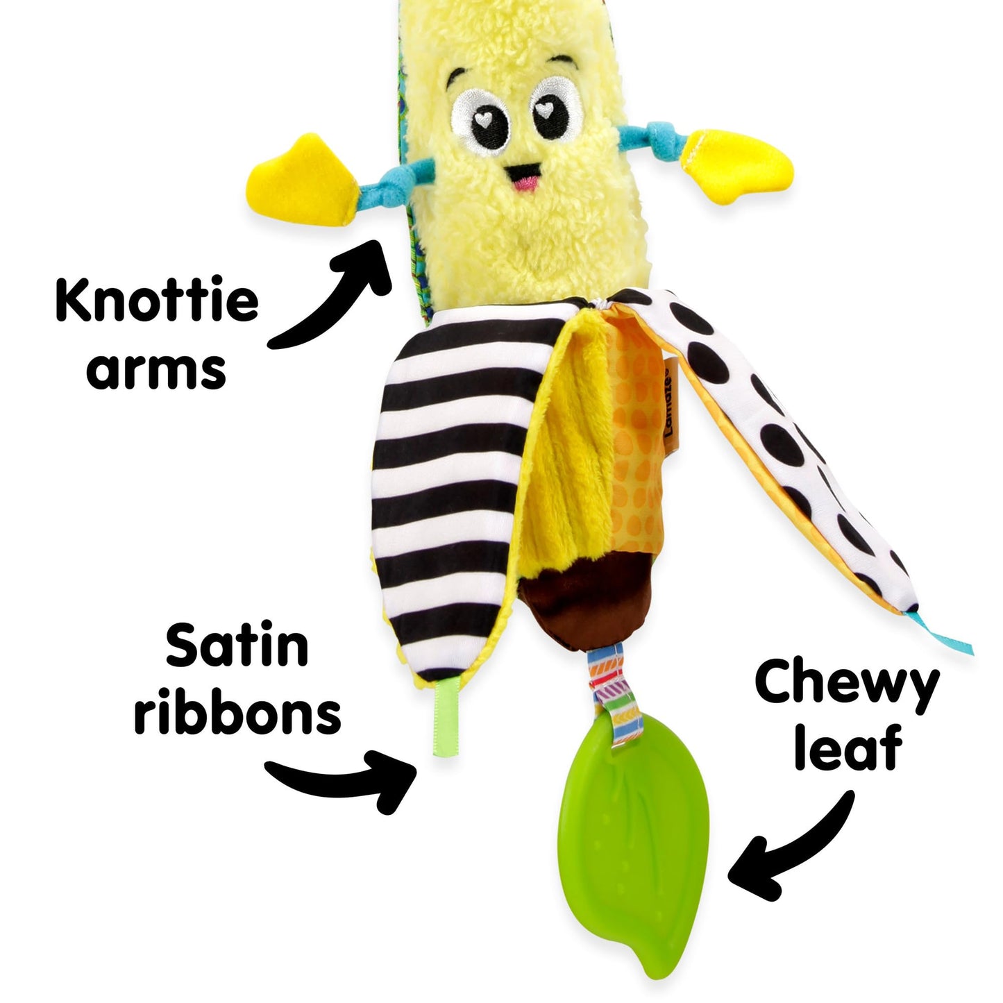 Lamaze Bea The Banana, Clip On Pram And Pushchair Newborn Baby Toy, Sensory Toy For Babies With Colours And Sounds, Development Toy For Boys And Girls Aged 0 To 24 Months