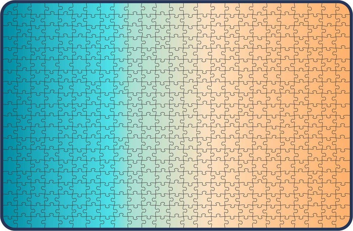 Webby Kid Gradient TealBrown Wooden Jigsaw Puzzle, 500 Pieces