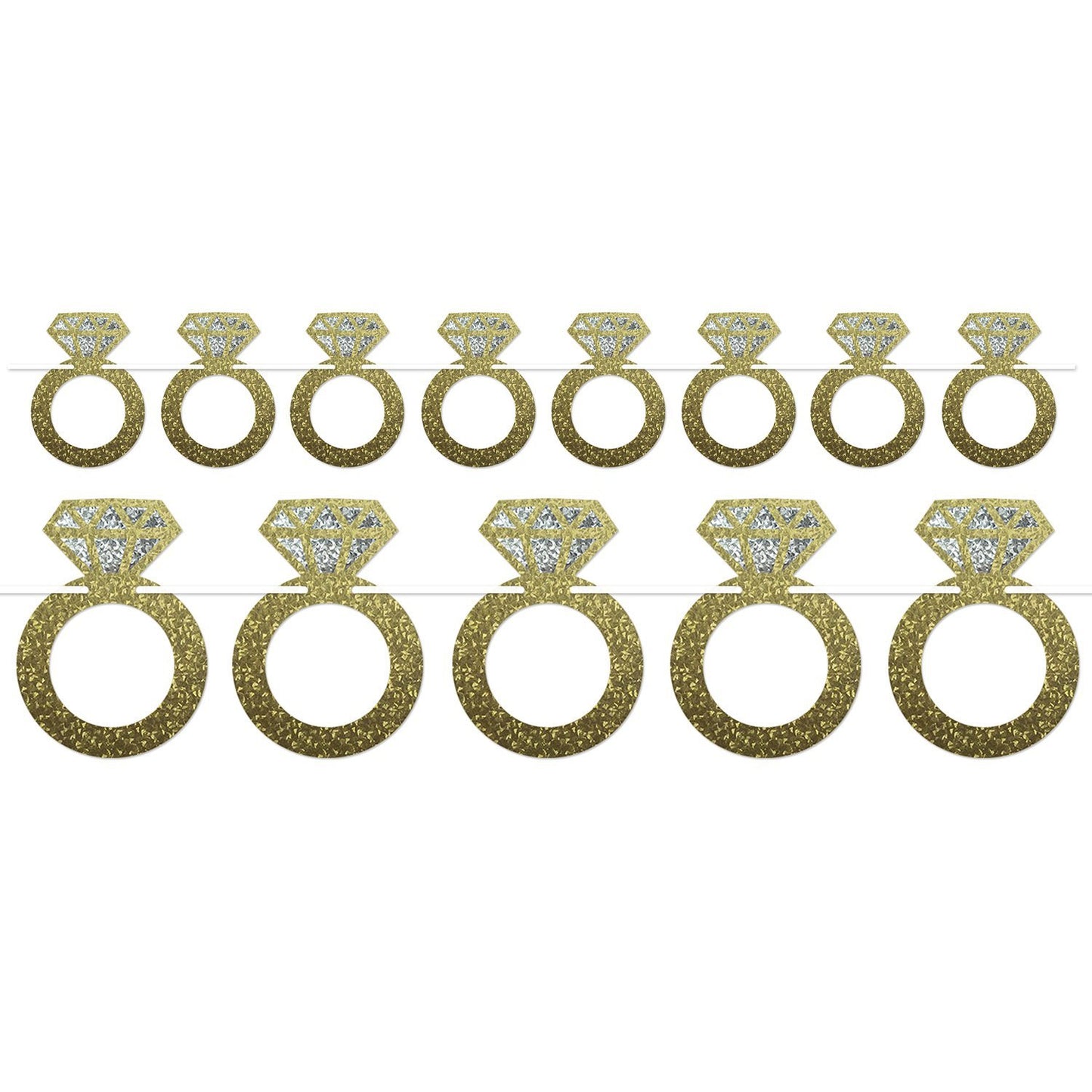 Beistle Diamond Rings Streamer