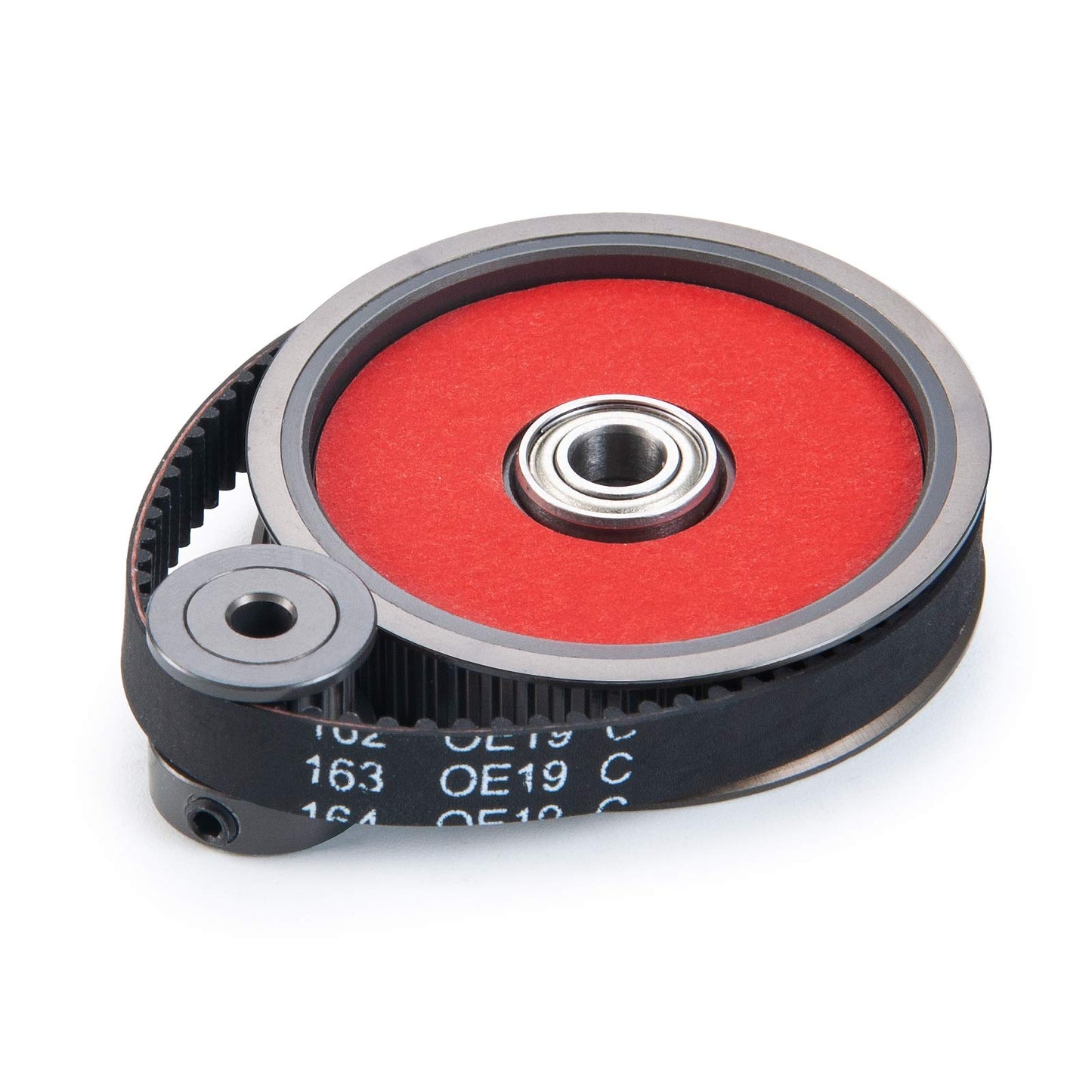 Que-T RC Car Belt Drive Transmission Gears System for 1:10 Axial SCX10 90046 Upgrade Parts (for 3.17mm Motor Gear)