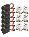 Diymore [ Full Brass Gear 6 Pack Mg996R Gear Torque Digital Rc Servo Motors High Torque Gear Servo For Jr Rc Helicopter Car Boat