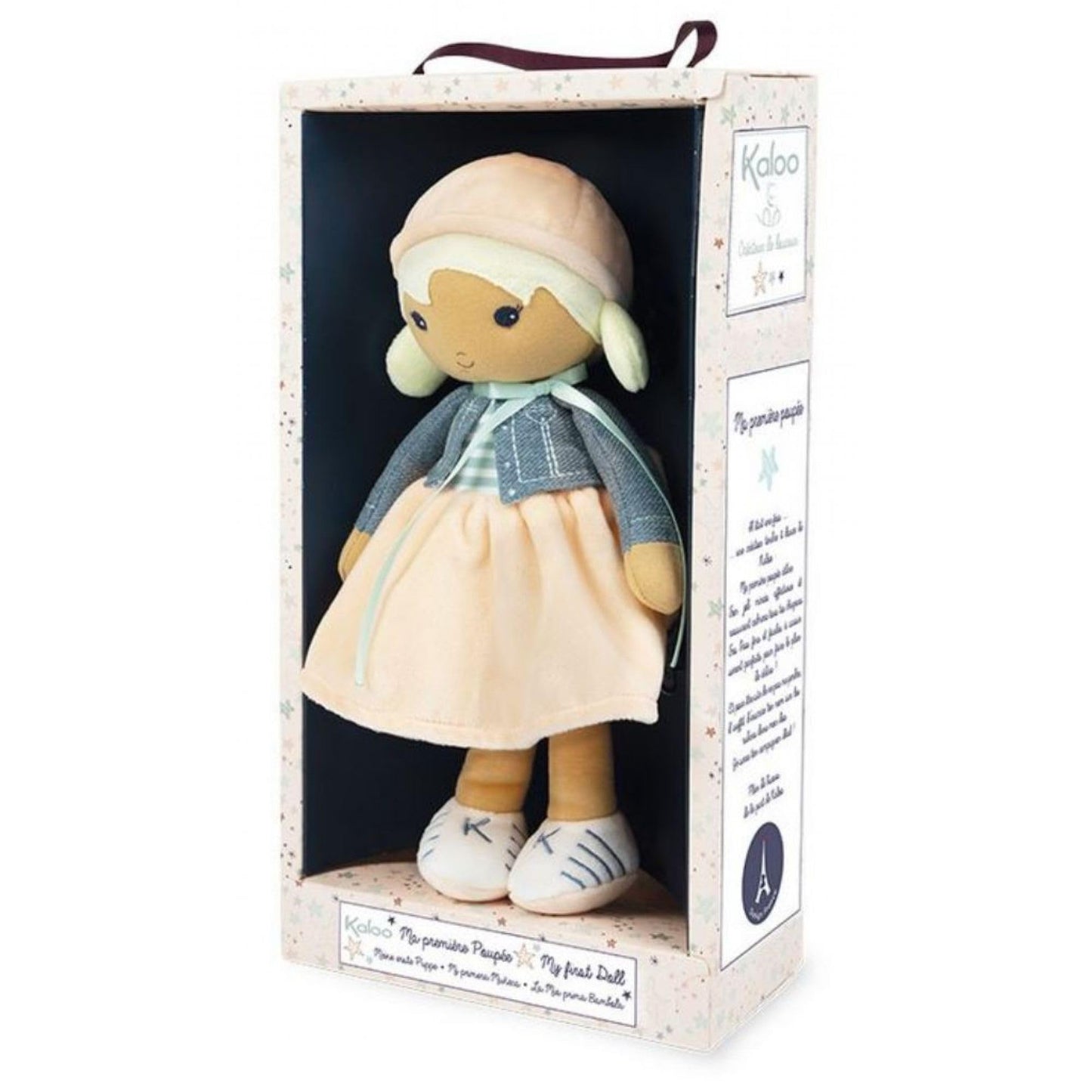 Kaloo Tendresse My First Fabric Doll Chloe K 12.5” - Machine Washable - Ages 0+ - K963660