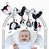 Car Seat Toys For Babies 0-6 Months, Black And White Spiral Carseat Toys For Infant 0-3 Months, High Contrast Baby Toys For 3-6