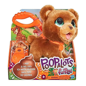 FurReal Poopalots Big Wags Interactive Pet Toy, Large Plush, Brown, Model E8947, Ages 4 and Up