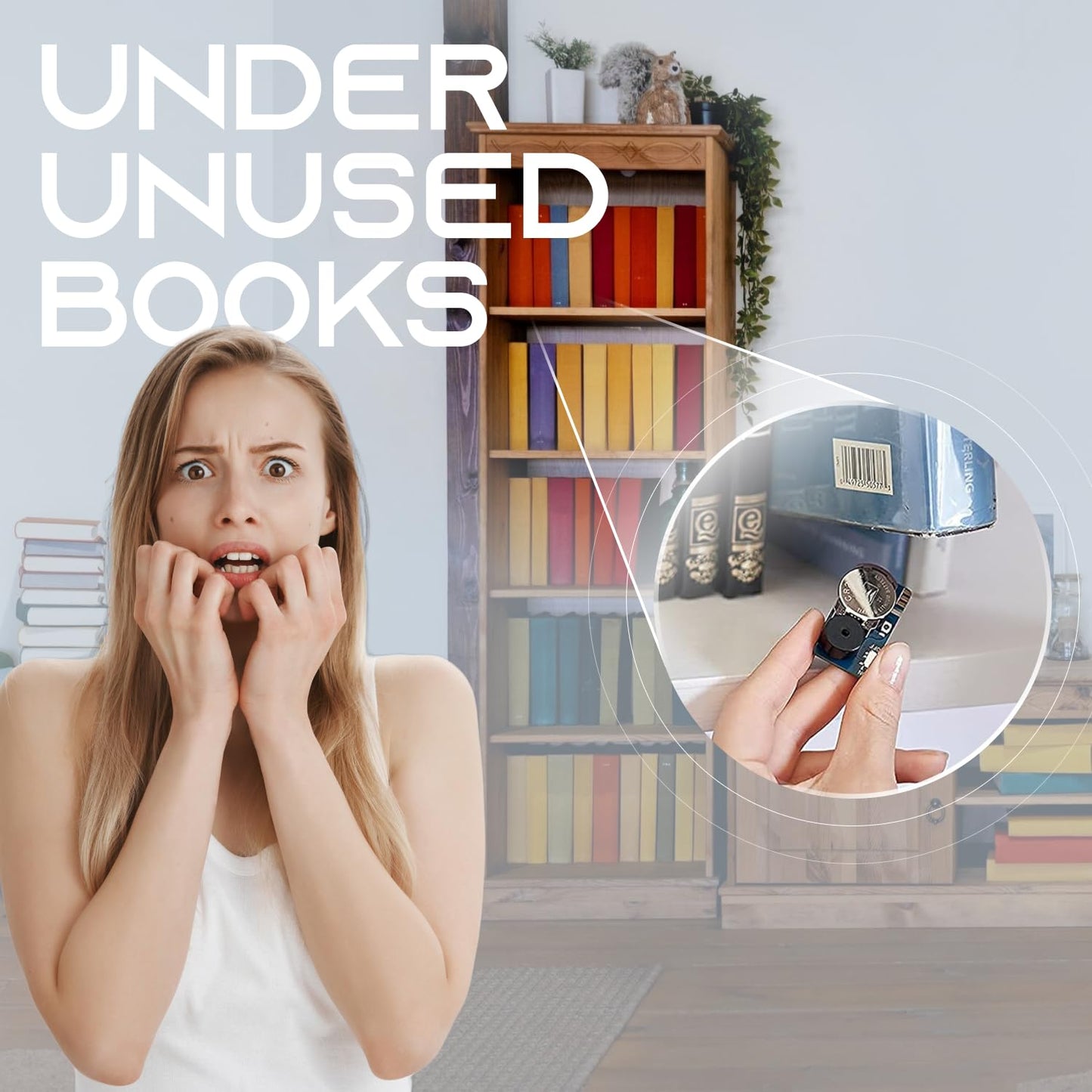 AnnoyingPCB Blue Small Prank Device - Beeping for 3 Years, Perfect Gag Gift for Friends and Family