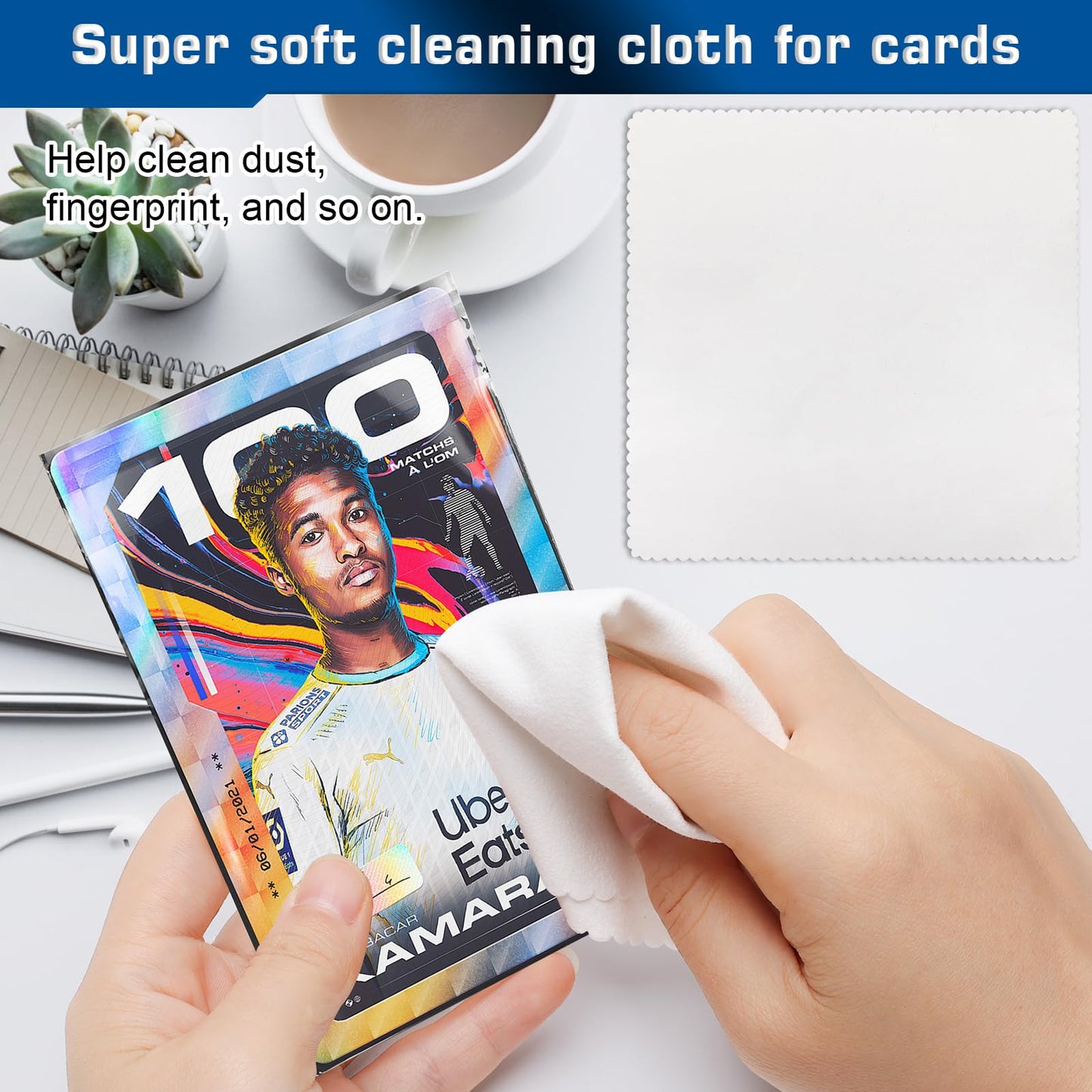 Luxiv Card Grading Centering Tool Kit, Card Center Tool With 30X Magnifying Implement, 2 Pcs Clean Cloth, Centering Guide Center
