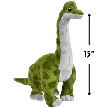Rhode Island Novelty 15-Inch Wide Animal Den Brachiosaurus Plush, 15' L X 4' W X 11' H