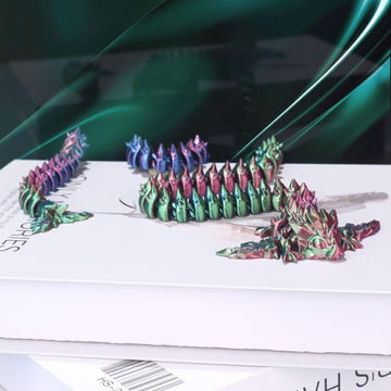 critigulf 3D Print Giant Long Dragon - Largest Size Toothless Dragon with Wings and Pangolin