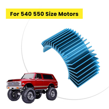 (3-Pack) Aluminum RC Motor Heatsink for 540 550 Size Motors Electric Engine Cooling Fans Brushed Brushless Models RC Car Accesso