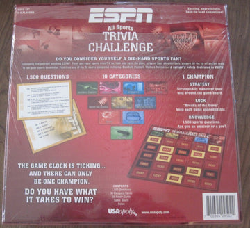 Usaopoly Espn Trivia Game