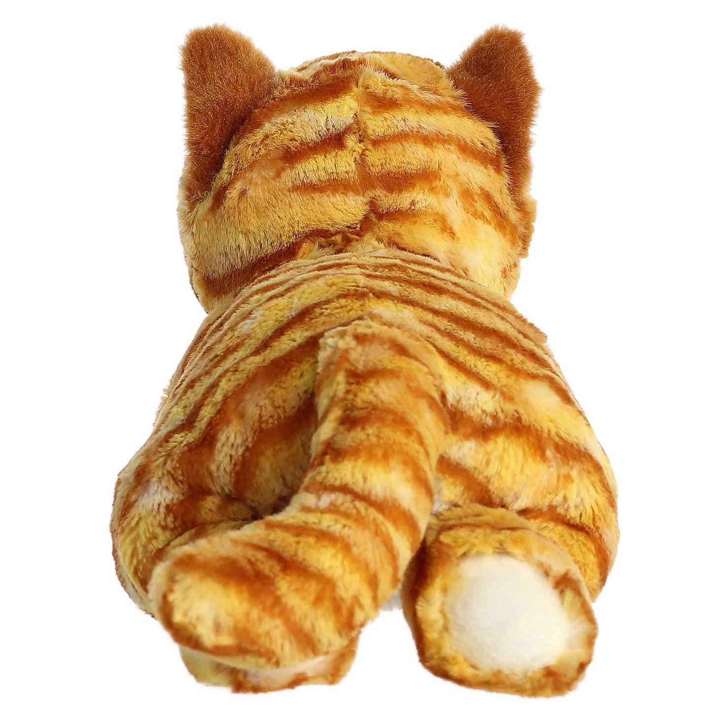 Aurora® 12 Adorable Flopsie™ Ginger Cat™ Stuffed Animal - Playful Orange Plush Toy for Kids - Timeless Companion