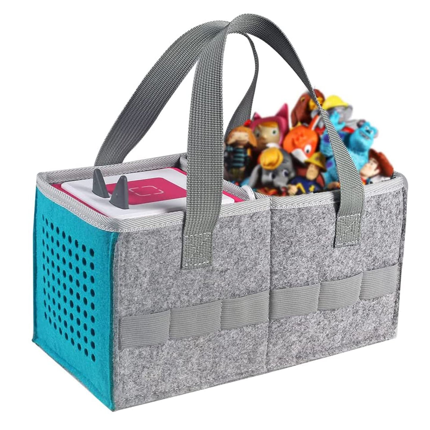 Hounyoln Carry Bag For Toniebox Audio Player Starter Set,Felt Organizer Case For Tonie Starter Set Storage Bag