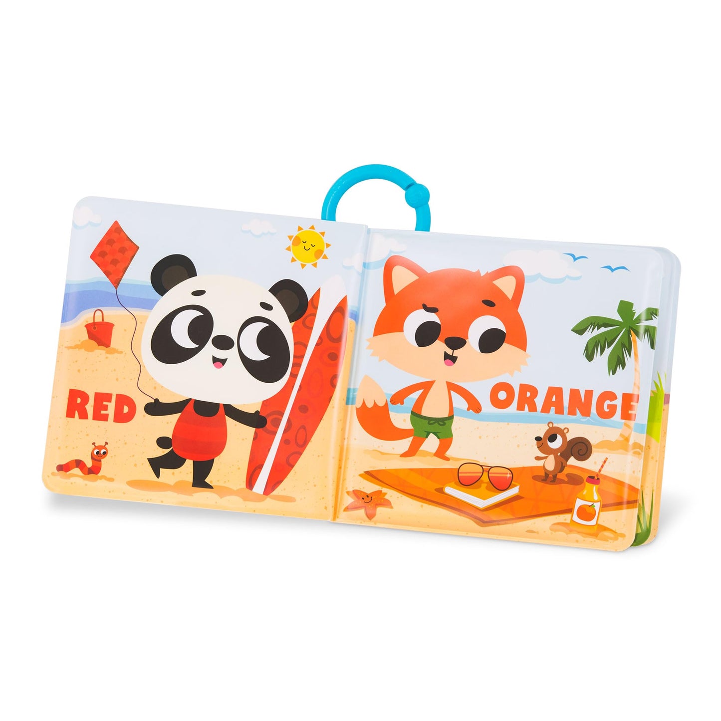 B. Toys – Baby Bath Book – Educational Book For Babies – Book About Colors – Waterproof Bathtub Toys – 6 Months + – Tub Time Books - Colors