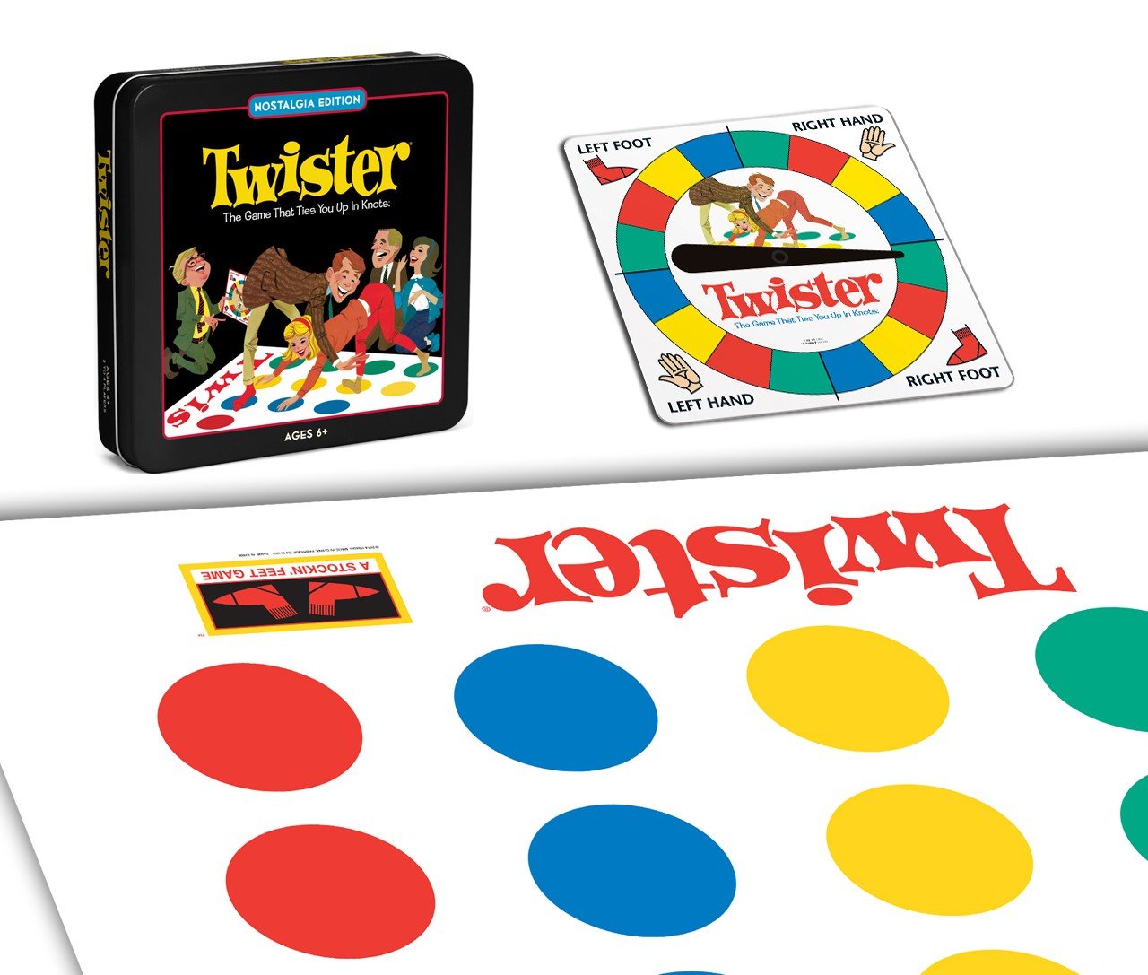 Ws Game Company Twister Nostalgia Edition In Collectible Tin