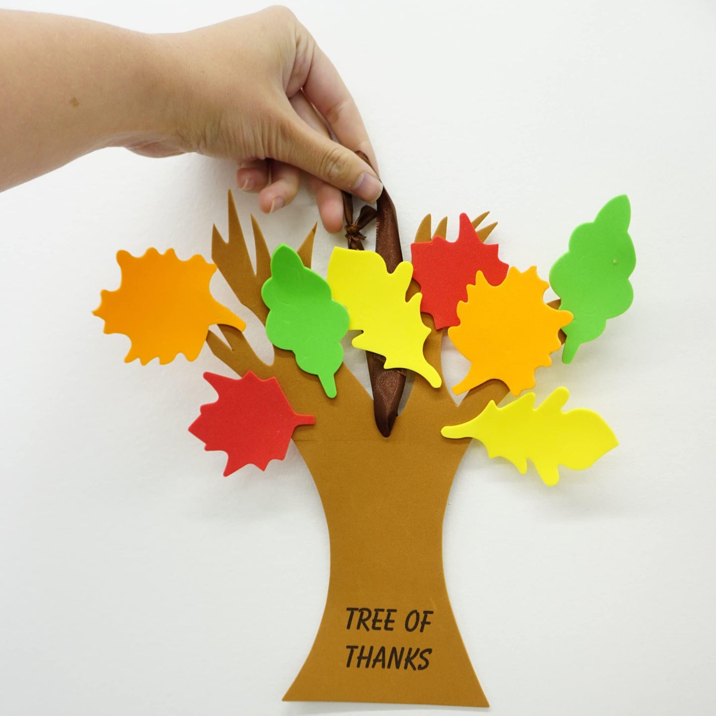 4Es Novelty Tree Craft Kit 4-Pack, Foam, Self-Adhesive - 11 Thanksgiving Craft, Ideal for Fall Crafts for Kids Perfect Grati