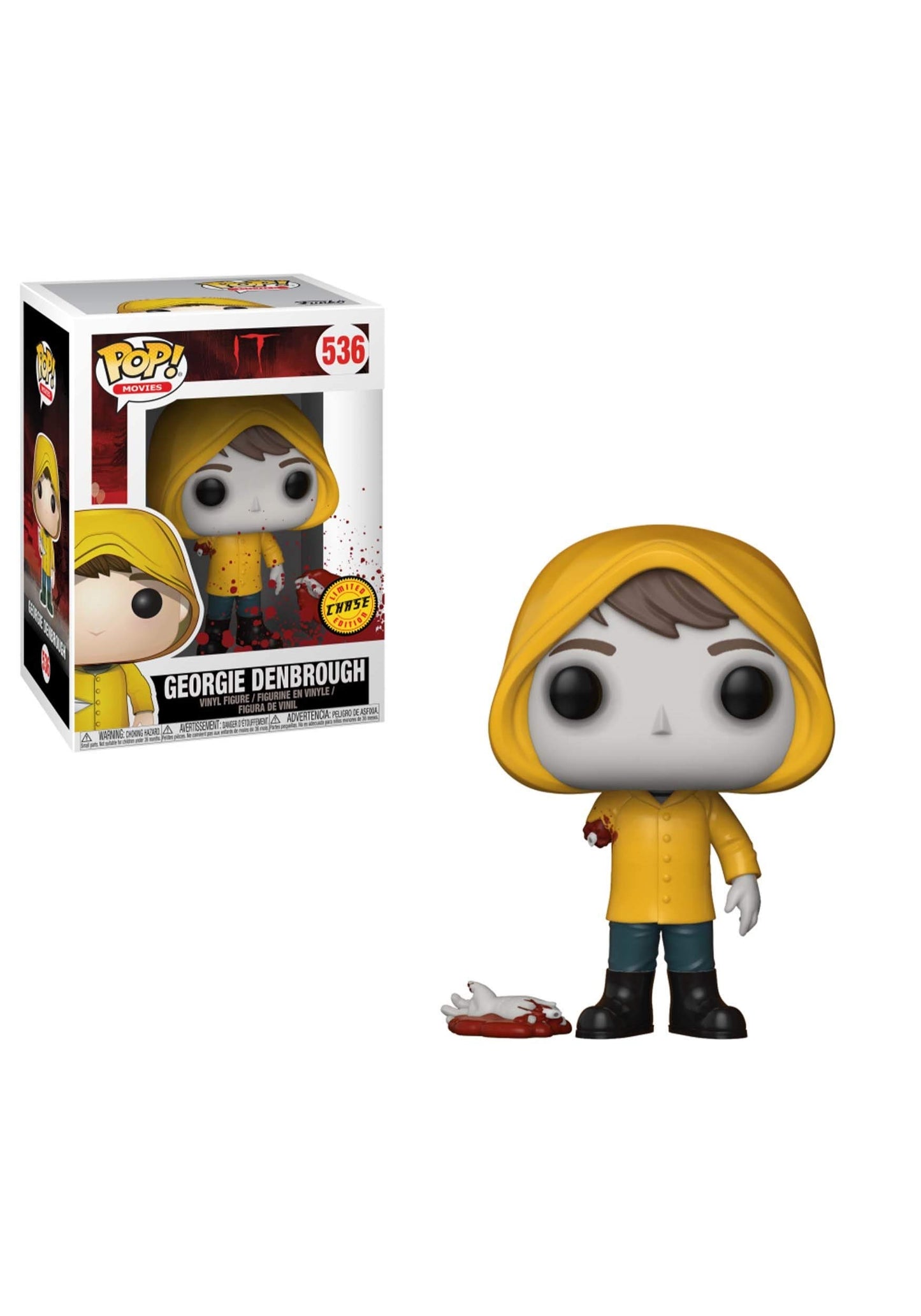Funko POP! Movies: IT Georgie Collectible Figure, Vinyl, Standard Size, Multicolor, Model 29520