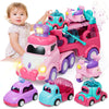 Lehoo Castle Princess Toys for 2 Year Old Girl, Girl Cars for Toddlers 1-3 with Lights & Music, Friction Powered Toddler Girl To
