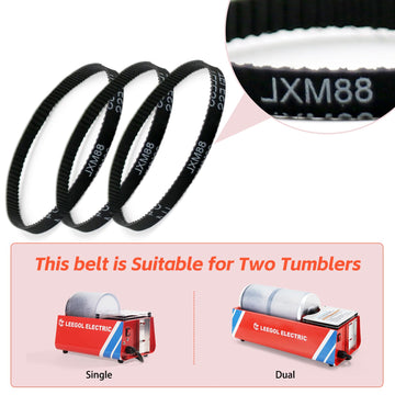Leegol Electric 3 Pack Rock Tumbler Replacement Synchronous Belt Timing Belt Size: Dia 32 X 5 Mm