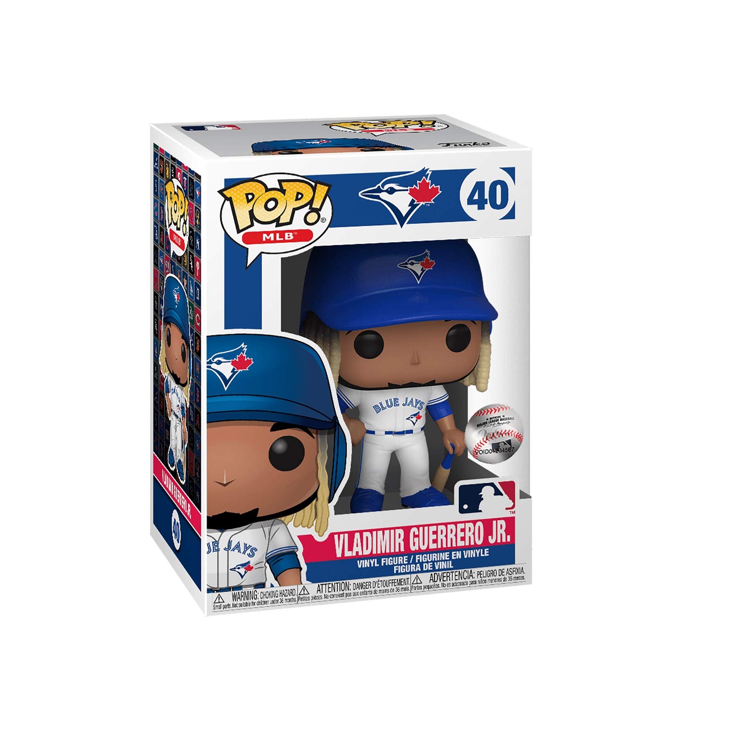 Funko POP Vinyl Figure: MLB Blue Jays Vladimir Guerrero Jr. - Multicolor, One Size, Model 46821