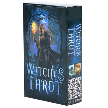 Jamron 78Pcs/Set Tarot Cards Deck Board Future Telling Divination Game English Edition Witches SN07408