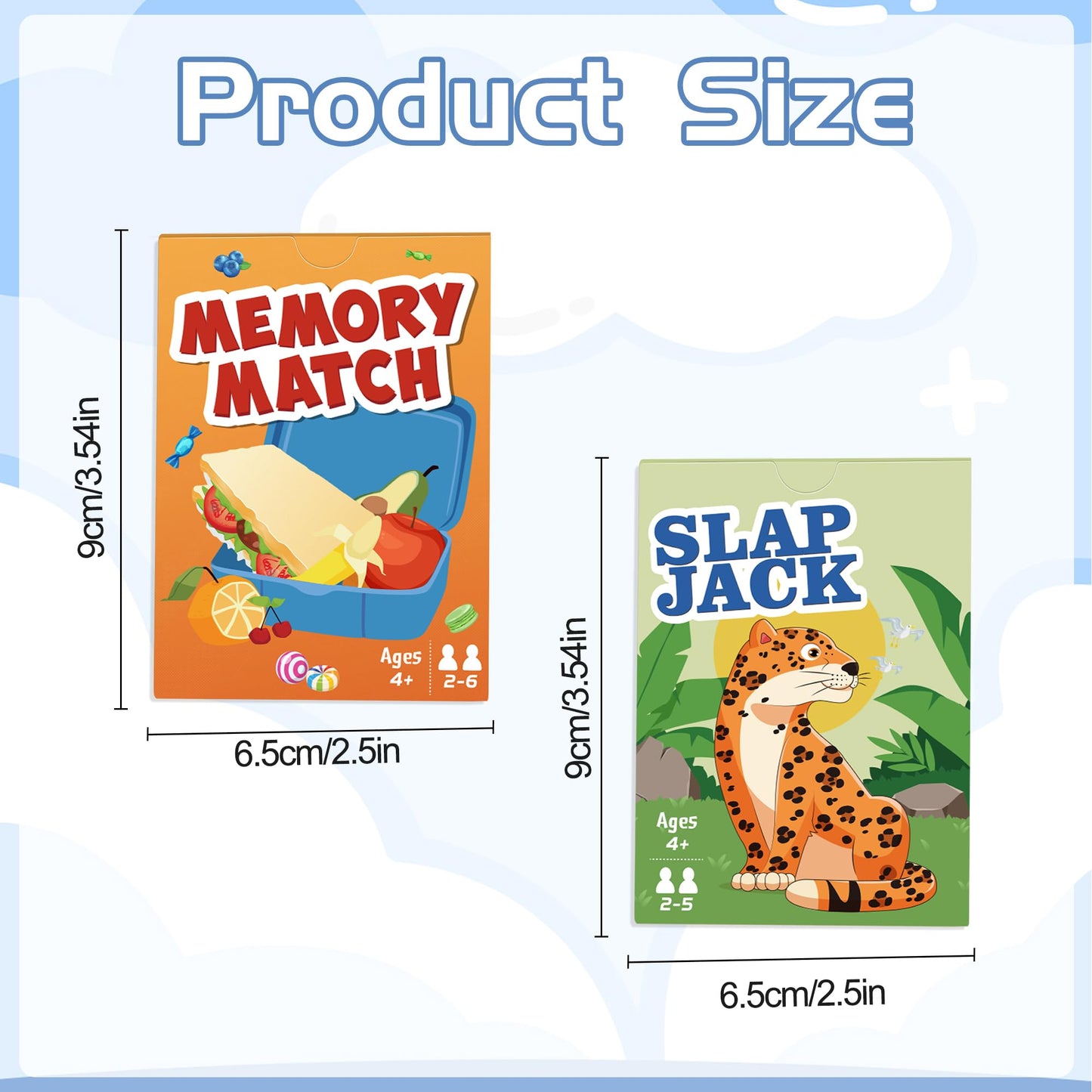 Card Games,Fun Card Game For Kids Ages 4-8,Classic Interactive Games For Kids Toddlers And Adults,Perfect For Stocking Stuffers