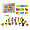 Odowalker Alphabet Robot Action Figures 26 Pieces 2'' Letters Alpha Bots Educational Abc Preschool Learning Stem Montessori Clas