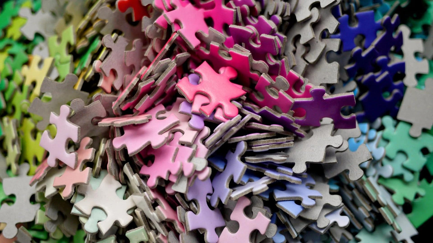 1000 Colors Jigsaw Puzzle Cmyk Gradient Clemens Habicht