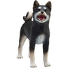 Mojo Black Shiba Inu Realistic Domesticated Animal Hand Painted Toy Figurine