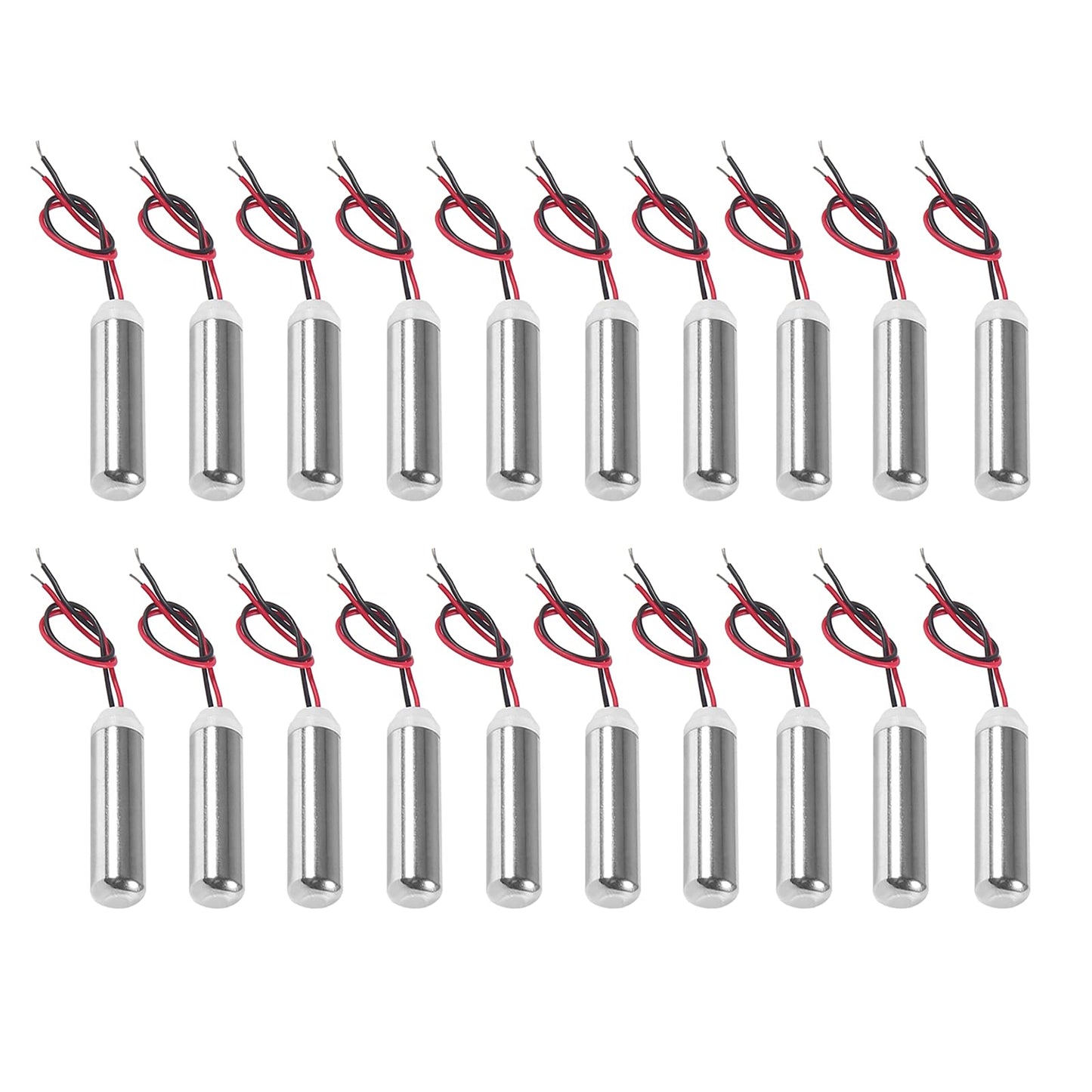 Aediko 20Pcs Dc Coreless Motor 7Mmx25Mm Micro Waterproof Vibration Miniature Vibrating 8000-24000Rpm Motor For Electric Toothbru