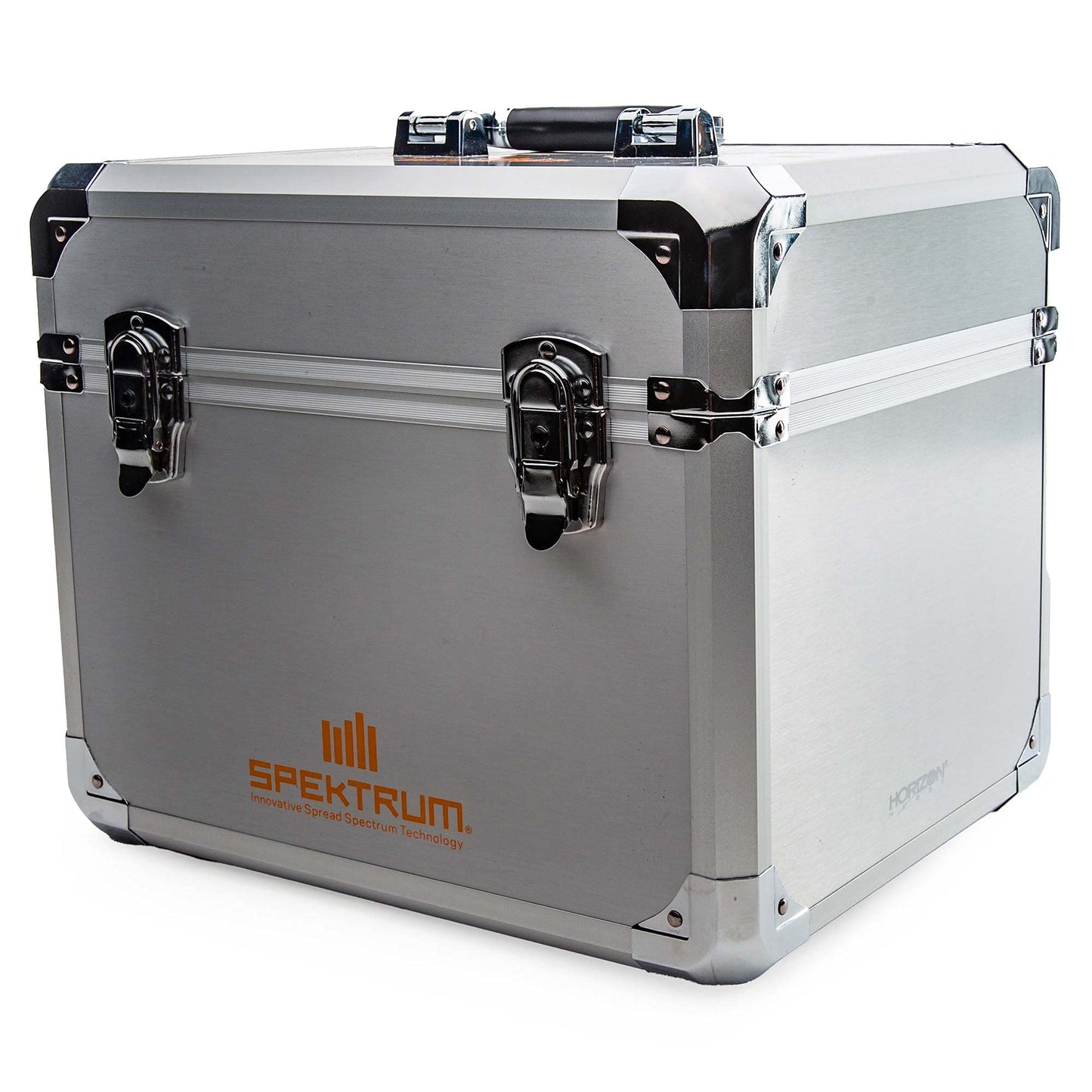 Spektrum Dual Aluminum Stand Up Transmitter Case, Spm6726, Small