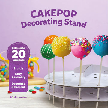 Kidstir Kids Baking Set Diy Baking Kits, Cake Pop Kit With Everything, All-In-One Baking Kit With Cake Pop Stand, Pre-Measured I