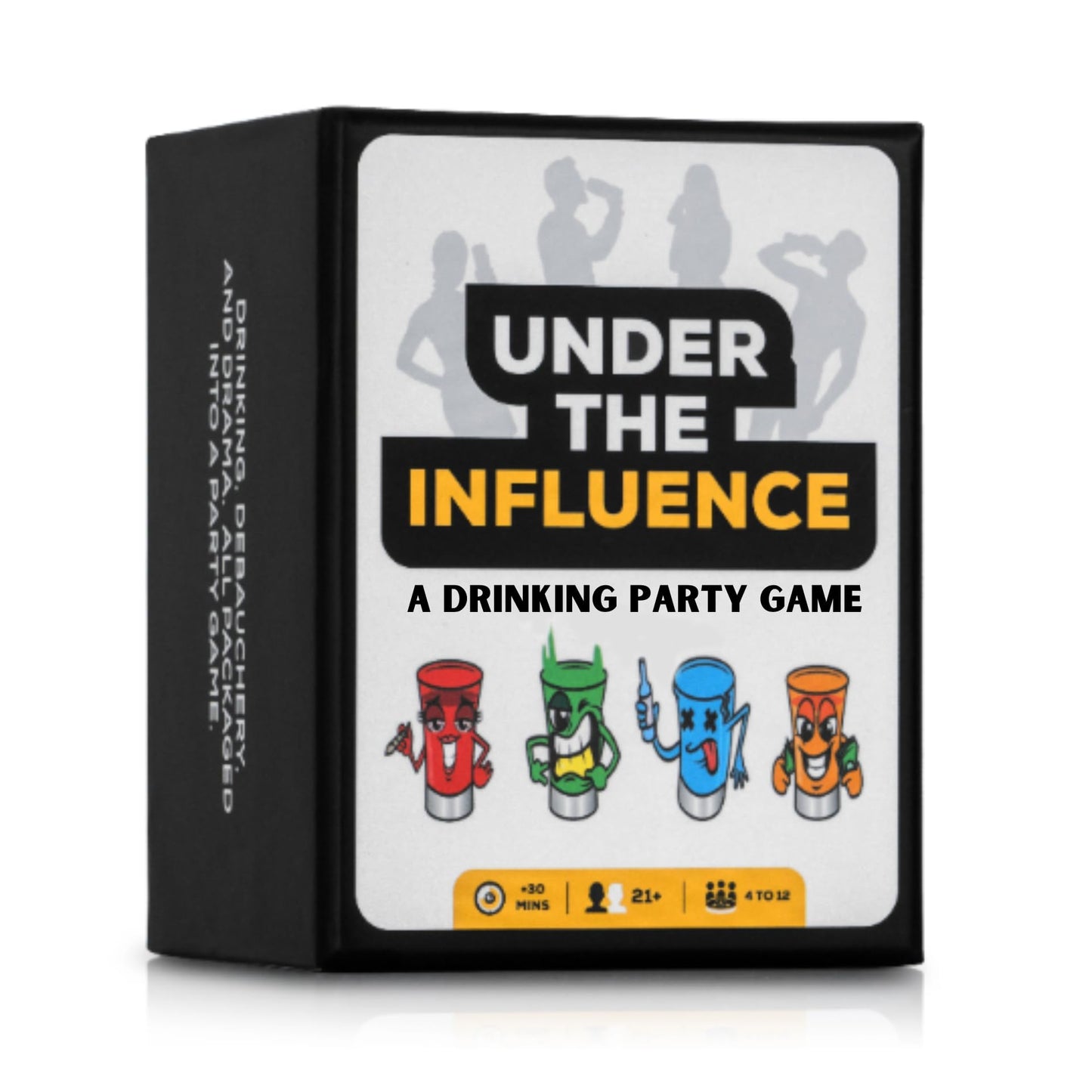 Under The Influence Fun Drinking Game For Your Next Pregame, Kickback, Or Game Night - 200 Cards Packed With Fun Challenges, Dar