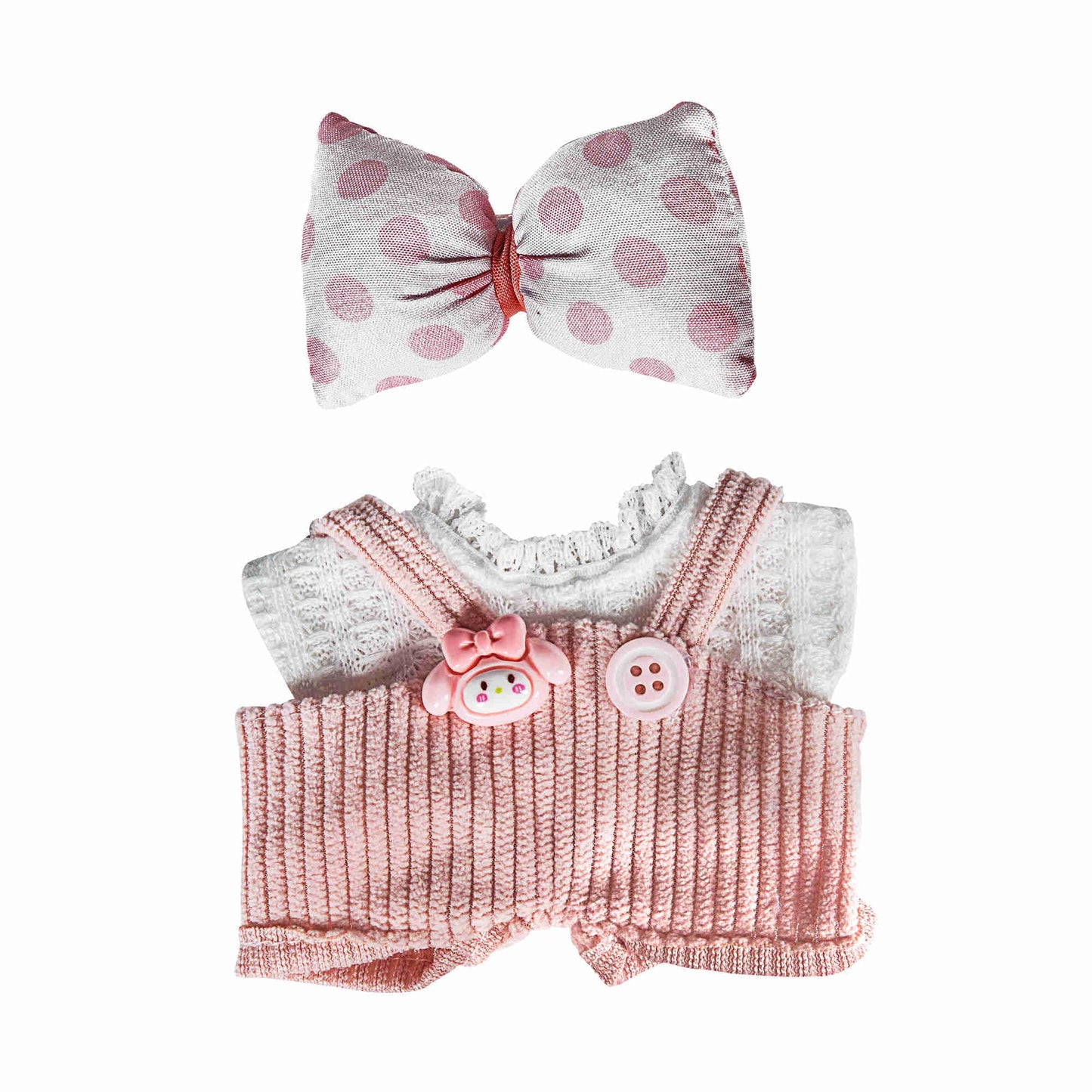 Winsenpro 17cm Doll Clothes Cute Doll Outfit and enhanced Fashion Dresses (NO Doll) (Pink)