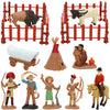 Onest 57 Pieces Native American Figurines Indian Figurines Indians Historical Plastic Action Figures For Projects Decoration Bir