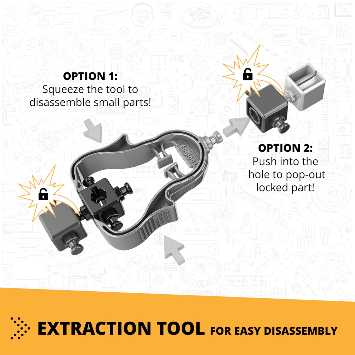 Engino Creative Builder- Backhoe Loader- 3-In-1, Educational Toys For Kids 6+, Engineering Kit For Young Inventors, Stem Kits, Gifts For Boys & Girls