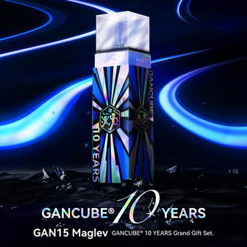 Gan 15 Maglev Speed Cube 3X3, Gan Magnetic Cube Perfectly Combines Weight, Magnet And Structure, 58.6G Ultra-Lightweight, Brain