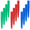 Chalyna 48 Pcs Plastic Cribbage Board Pegs Bulk 3 Colors Tapered Replacement Standard Pegs For Cribbage Traditional Board Game