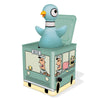 YOTTOY Mo Willems Collection | Jack-in-The-Bus Musical Box w/Pigeon Plush Toy - 5.5 x 5.5 x 5.5