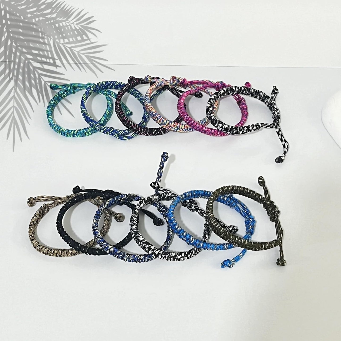 YANMIN 24 pcs Braided Friendship Bracelets for Teen Girls Boys Woven Paracord Bracelets Set Valentines Exchange Gifts Easter Bas