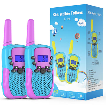 Selieve Toys For 3-14 Year Old Children'S, Walkie Talkies For Kids 22 Channels 2 Way Radio Toy With Backlit Lcd Flashlight, 3 Mi