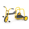 MYRIDER Toddler Trike, Kids Tricycle for Preschool, Daycare, Playground Kids Tricycles, Rubber Tires, Yellow/Black, 12'' Chairot