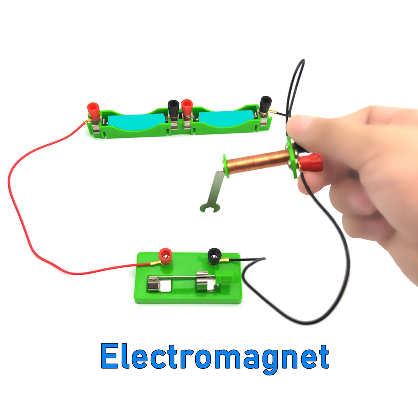 Eudax Physics Science Lab Learning Circuit Kit,Electricity Experiment Set,Building Circuits For Kids Junior Senior High School Students (Upgrade Kit)