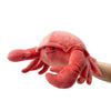 Justqunseen Hand Puppet Crab Puppet,13'' Crab Puppet Animal Puppets For Kids Realistic Plush Puppet Stuffed Crab Toys, Crab Hand