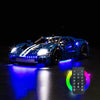 Upgraded Light Kit Compatible With Lego Technic 2022 Ford Gt 42154 Car Model, Remote Control Compatible With 42154 (Model Not In
